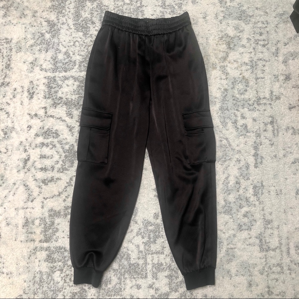 ALICE + OLIVIA satin joggers